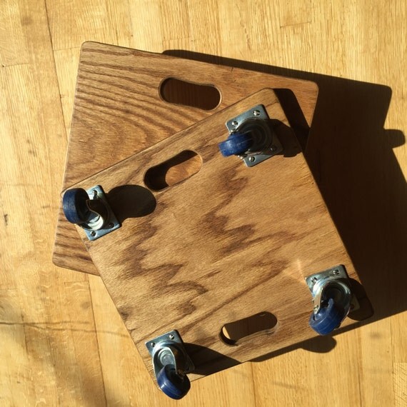 Hand Made 12 Wooden Gym Class PE Scooter Board with