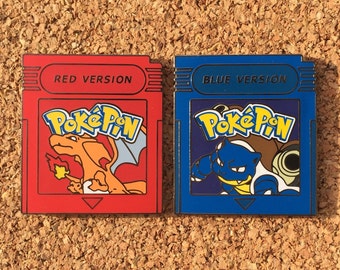 Pokemon Red & Blue Version Hat Pins