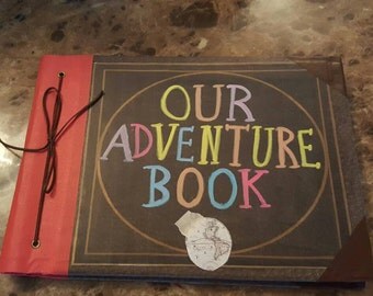 NEW!!!!! Our Adventure Book Memory Book, Wedding Album, Photo Book, 8 1/2 x 11 Large Book
