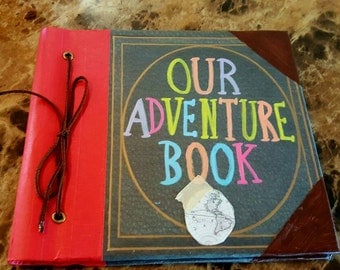 Our Adventure Book, Autograph Book Travel Journal or Scrapbook 6" x 6"