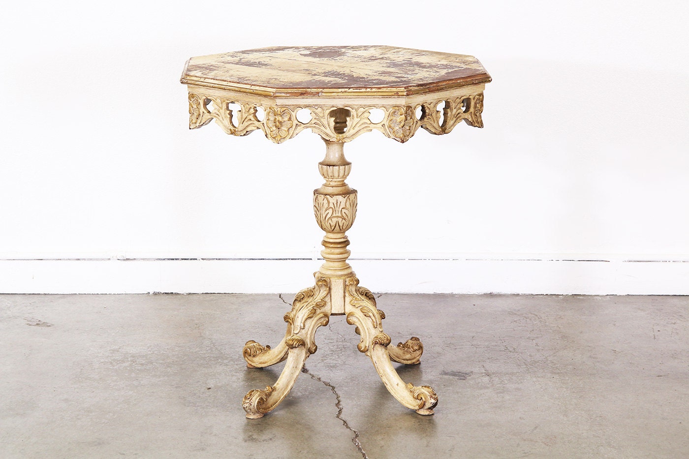 French Antique Octagonal Occasional Side Table – Haute Juice