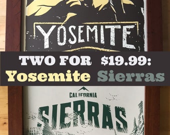 Outdoor Adventure Pack Yosemite and Sierras Two For