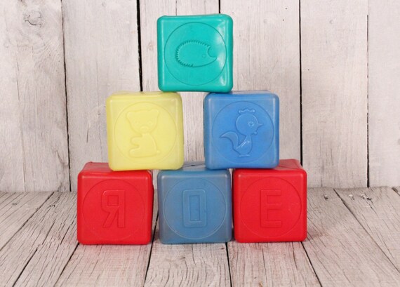 alphabet plastic blocks