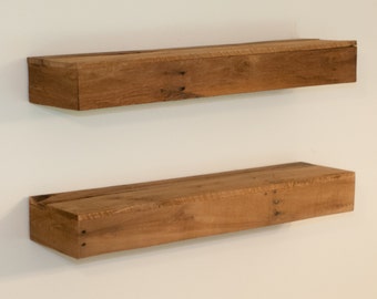 Floating shelf Bathroom Shelf Wood Shelves Kitchen Shelf Wall shelf Corner shelf Wood shelf Hanging shelf Reclaimed shelves Rustic shelves
