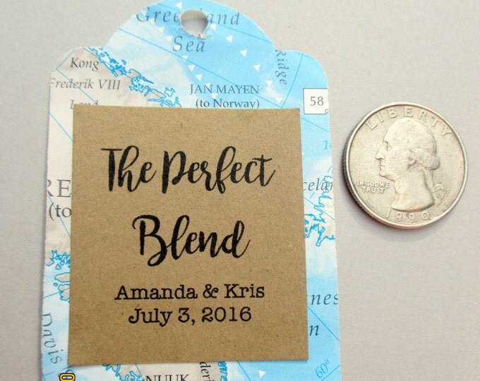 30-The Perfect Blend-Travel Theme Wedding decorations-Personalized atlas map die cuts-map tags-destination party favors-wedding decor-custom