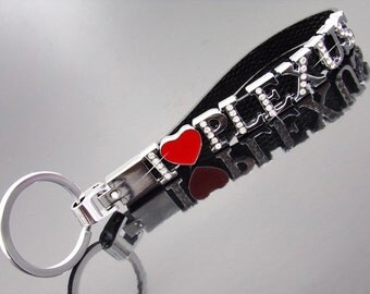 I Love Plexus Keychain Plexus Swag I Heart Plexus Key Chain Plexus Bling Rhinestone Plexus Jewelry Plexus Accessories Monogram Keychain