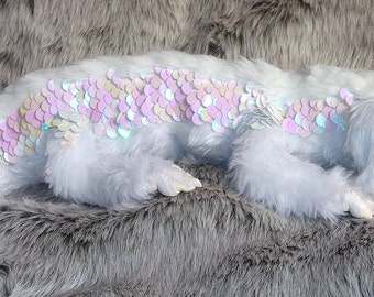 PREORDER - Falkor / Falcor the luckdragon large with scales poseable art doll