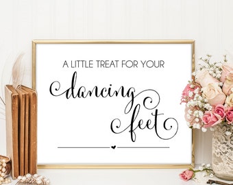 Flip Flop Sign, Wedding Flip Flop Sign, Dancing Feet, Weddings, Wedding Printable, Printable Wedding Decoration, Cantoni, WBWD4