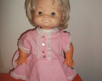 Vintage Mattel "Baby Come Back Doll" 1976 NICE!
