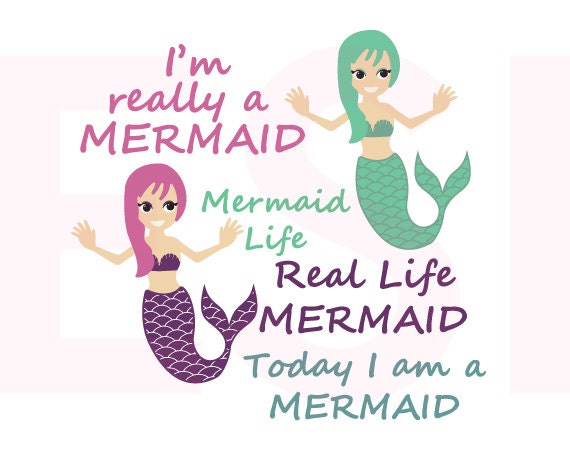Download Mermaid svg Designs and Quotes Mermaid Life svg SVG DXF