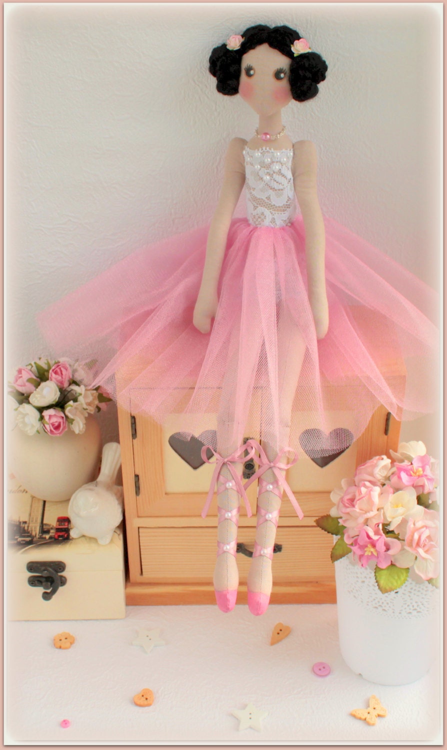 fabric ballerina doll