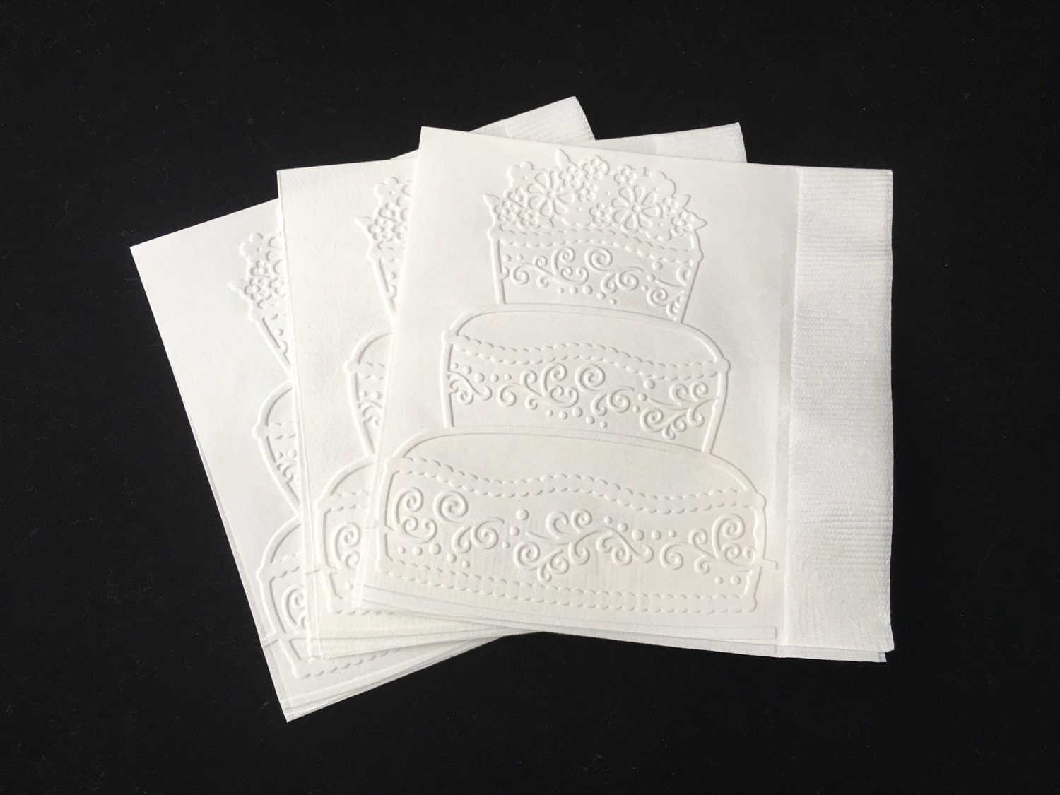  Wedding  Cake  Paper Napkin  Cocktail Napkin  Wedding  Decor