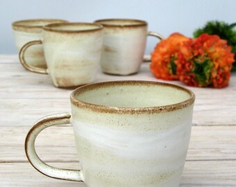 espresso mug, white mug, ceramic mug, handmade coffee mug, coffee lovers gift,ceramic espresso cup,italy espresso cup,rustic coffee mug