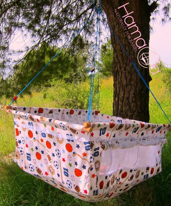 Baby Hammock Cradle Sports handmade and by HamacaBaby