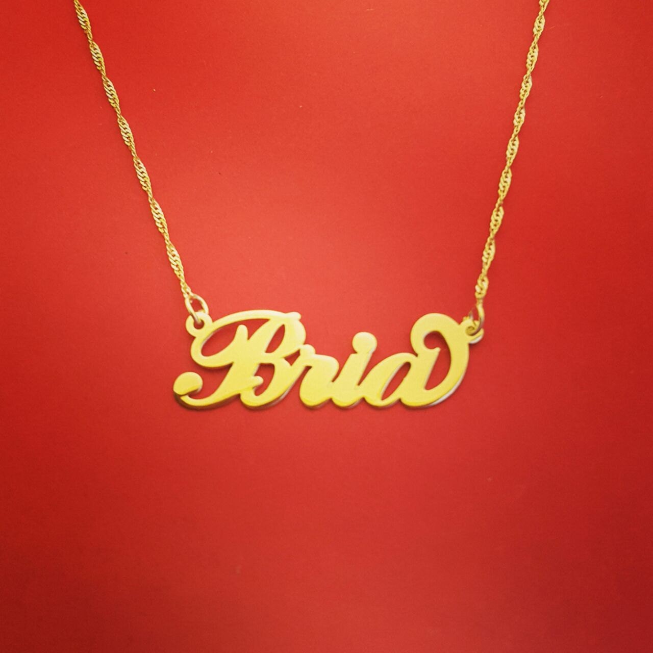 Any name necklace Gold Name Locket Design Necklace Gold Name