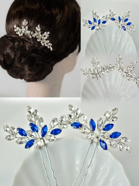 Rhinestone Hair Pins Crystal Hair Pins Bridal Hair Pins Bridal