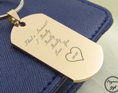 Personalized Laser Engraving Memorial Keepsake Gift, in your real handwriting to engrave transfer
