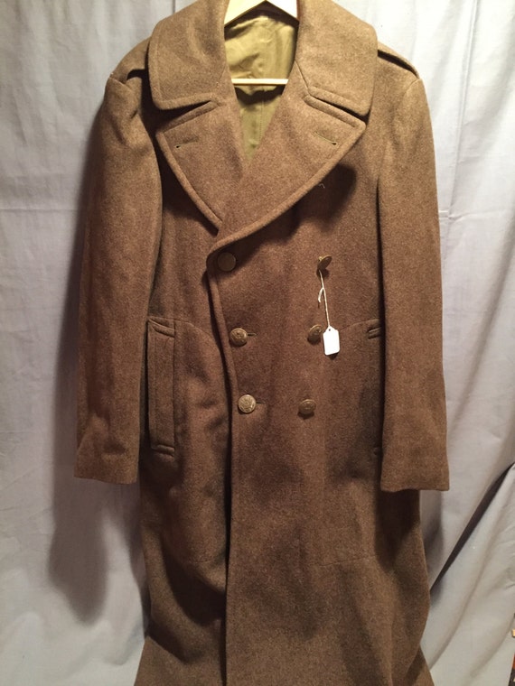 WW2 U.S Army EM Wool Winter Greatcoat