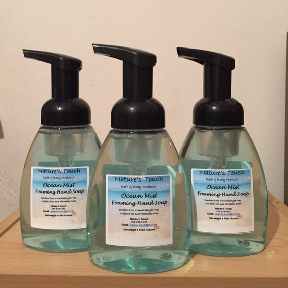 SALE Ocean Mist Foaming Hand Soap Liquid by NaturesTouchBathBody
