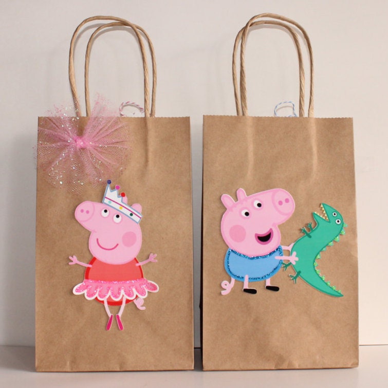 Peppa Pig Party Favor Bags