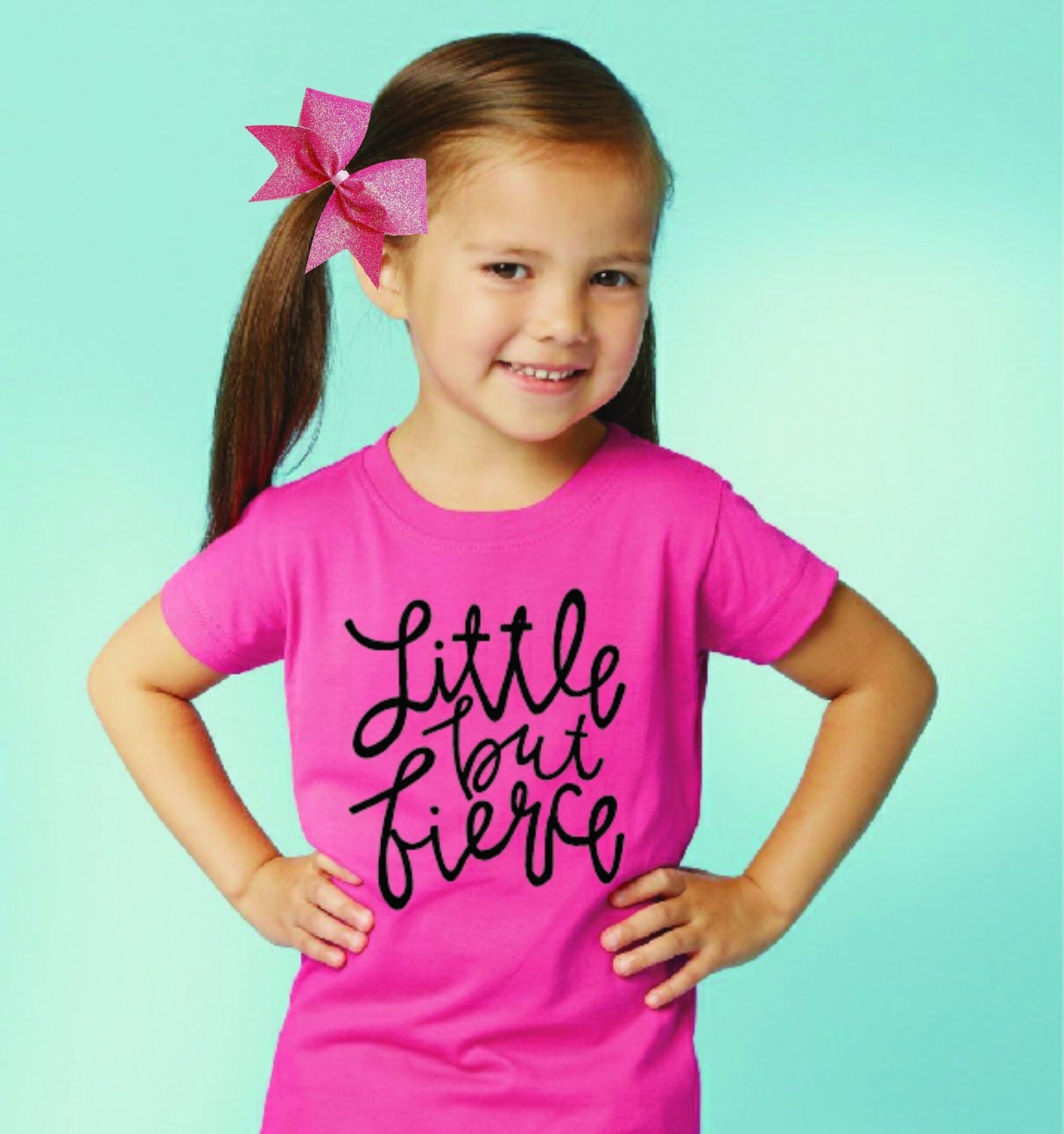 Little But Fierce Toddler Shirt Toddler Girl by AllStarPrintsandTs
