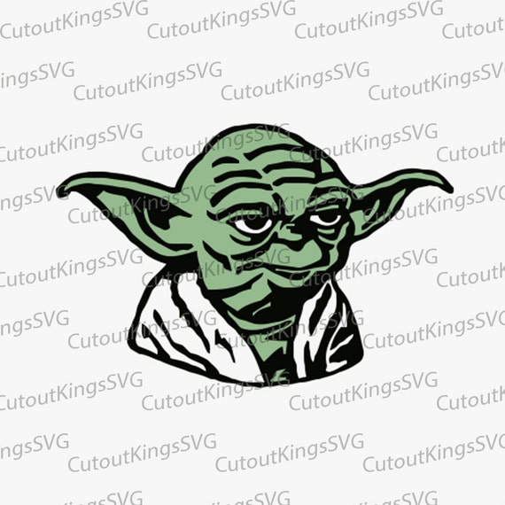 Star Wars Yoda SVG & EPS Files For Cutting by CutoutKingsSVG