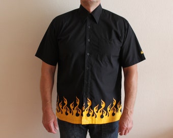 Flame shirt | Etsy