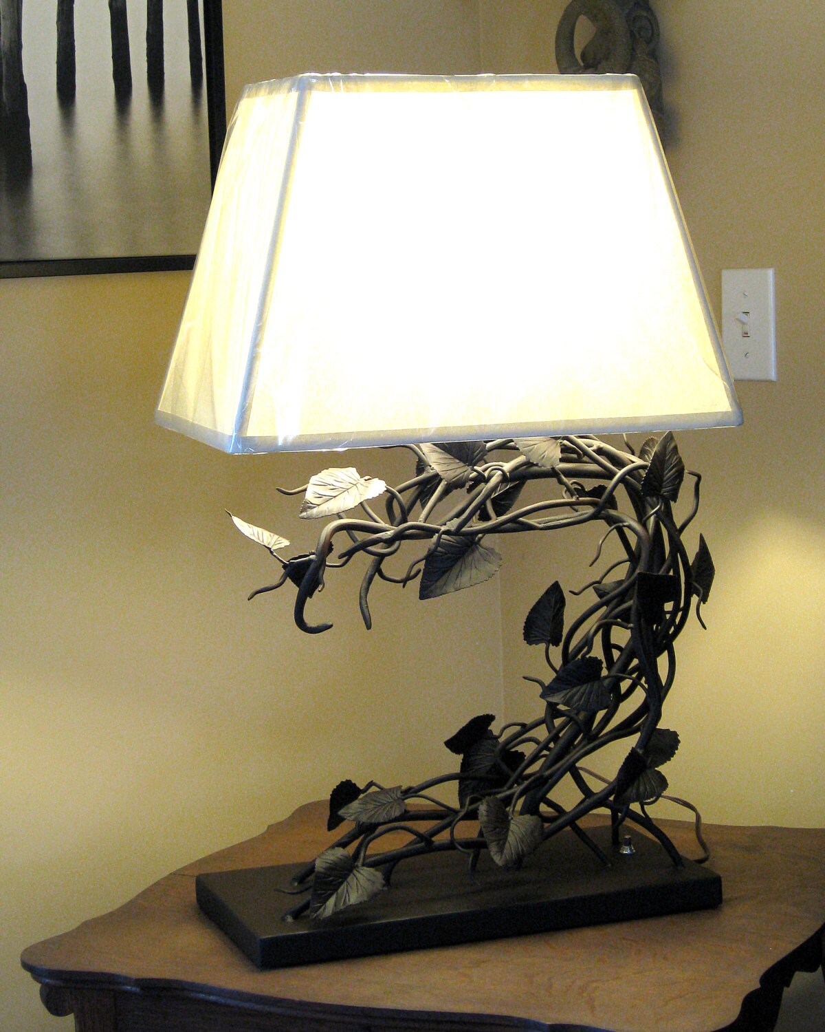 Vine Lamp by TheEmptyBarrel on Etsy