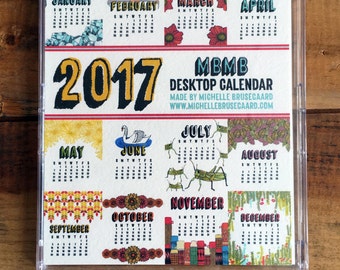 2017 Desktop Calendar