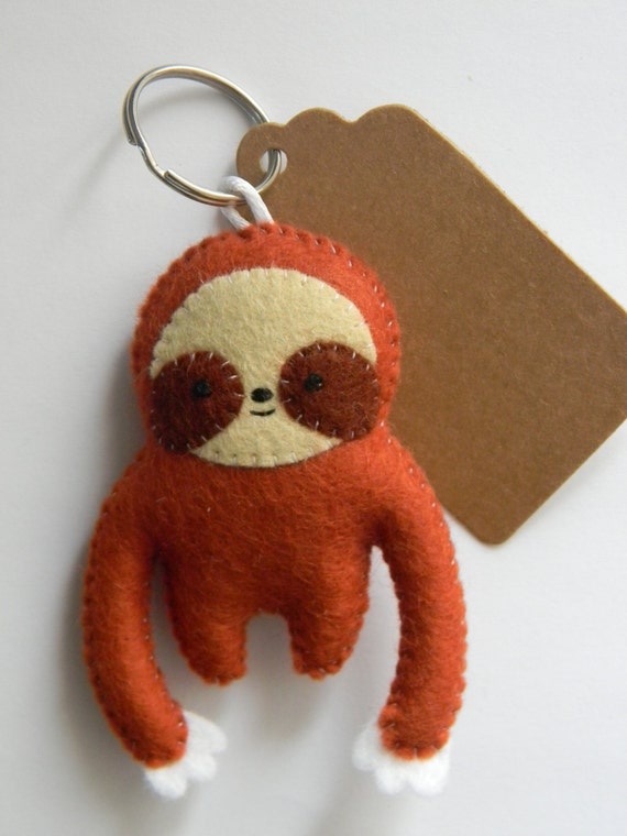 ty sloth keychain