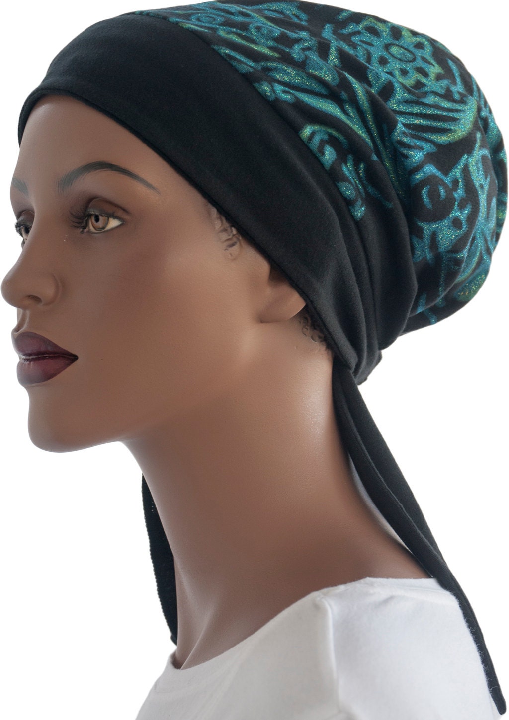 Dreadlock Accessories Loc Wrap Scarf Tichel Scarf Glitter