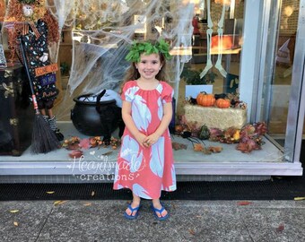Lilo Dress - Lilo and Stitch - Character Inspired Dress with custom fabric - Costume - Sizes 6/12 months through 10