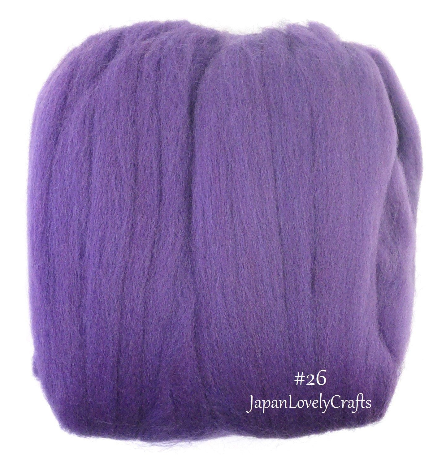 Japanese Merino Wool Roving, Wool Roving, Needle Felting Wool, Needle