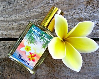 PLUMERIA PERFUME. Custom-Blended Roll-on Perfume. Made in Hawaii. 0.5 fl oz (15 ml).