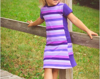 Violet Tunic and Dress: Girls Dress PDF Sewing Pattern, Tunic Sewing Pattern, Baby Dress Pattern