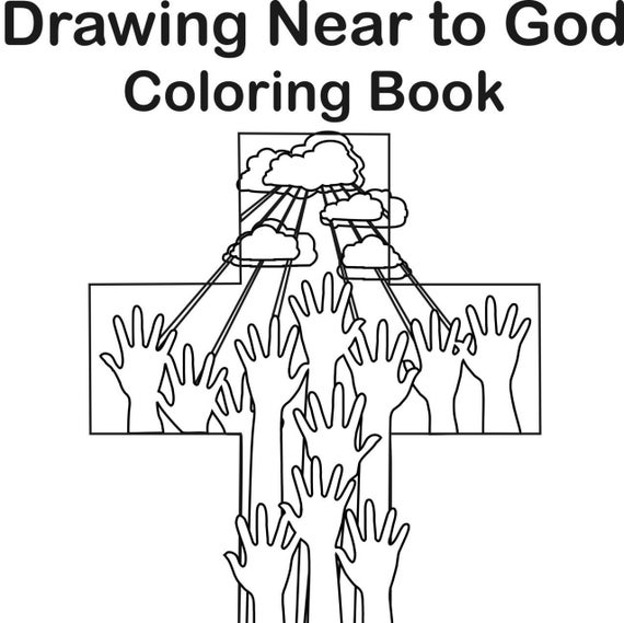 Download Items similar to Drawing Near to God Coloring Book on Etsy