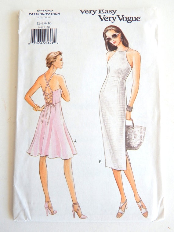 Vogue Very Easy Sewing Pattern 9466 Strappy Summer Dresses