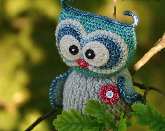 Crochet pattern - Sweet owl by VendulkaM - amigurumi/ crochet toy, digital pattern, DIY, pdf