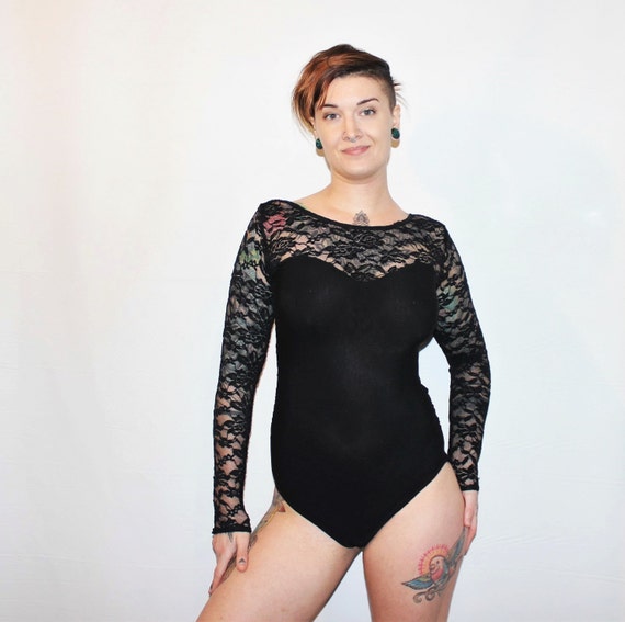 SHEIN Puff Sleeve Wrap Sweetheart Bodysuit - Trendy Eg