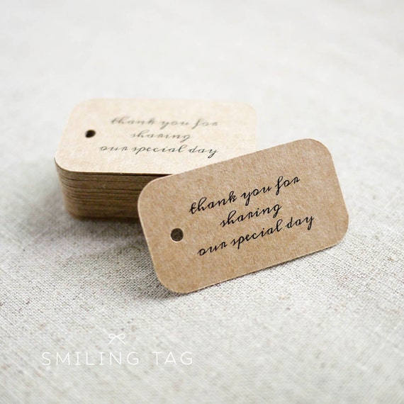 Items similar to Thank You for Sharing Our Special Day Wedding Gift ...