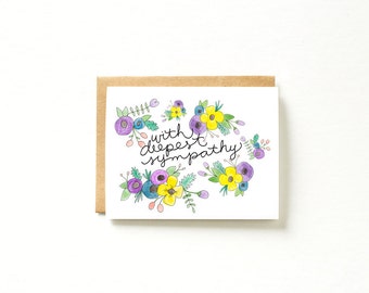 Cute sympathy cards | Etsy