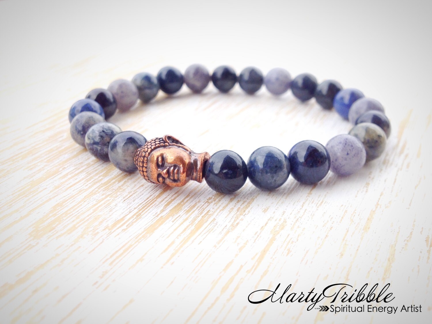 Buddha Wrist Mala Bracelet Buddhist Bracelet by MartyTribble