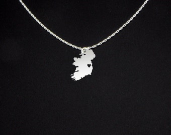 Ireland Necklace - Ireland Jewelry - Ireland Gift