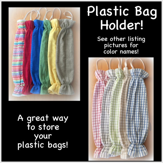 READY TO SHIP Plastic bag holders storage for plastic