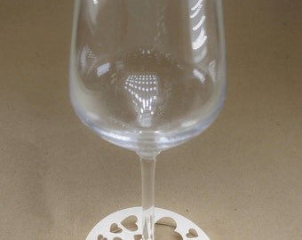 Wine glass labels | Etsy