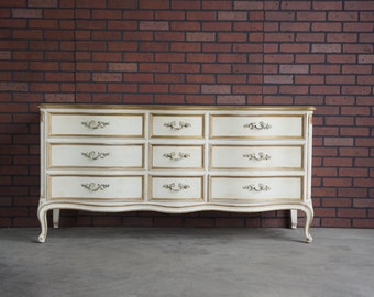 Dresser / Country French Dresser / Vintage Dresser / French Provincial Dresser by Henredon
