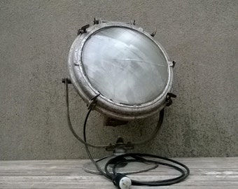 Vintage Crouse Hinds Industrial Ship Fire Rescue Search Flood Light