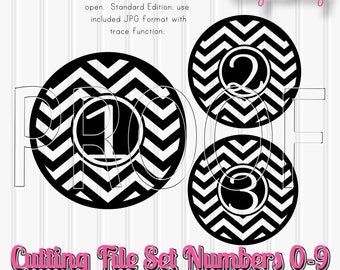 SVG Cut Files Set includes 0-9 SVG number cut files Comes with svg png jpg format commercial use approved! Cut File SVG Chevron Number