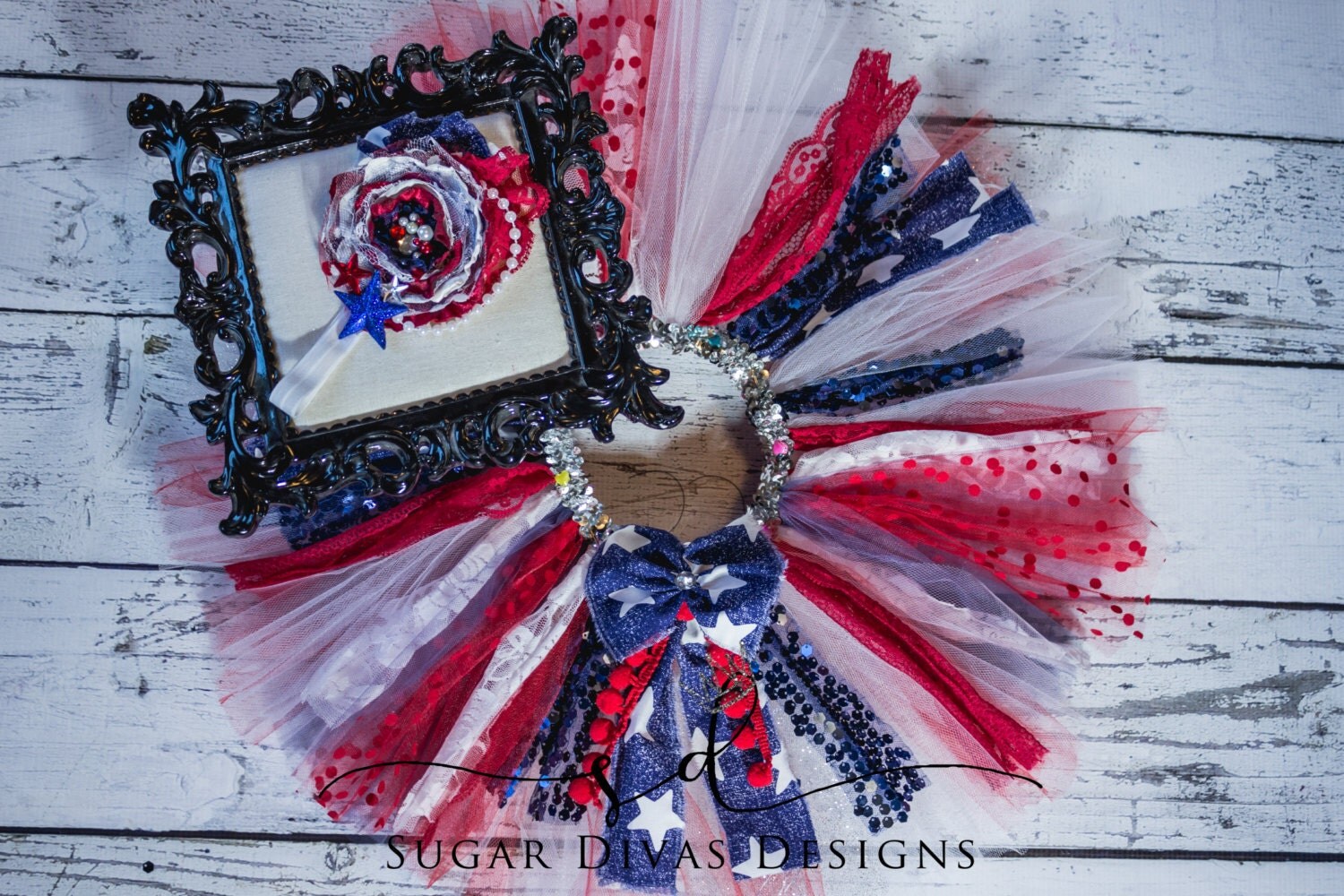Star Spangled tutu set red white and blue tutu patriotic