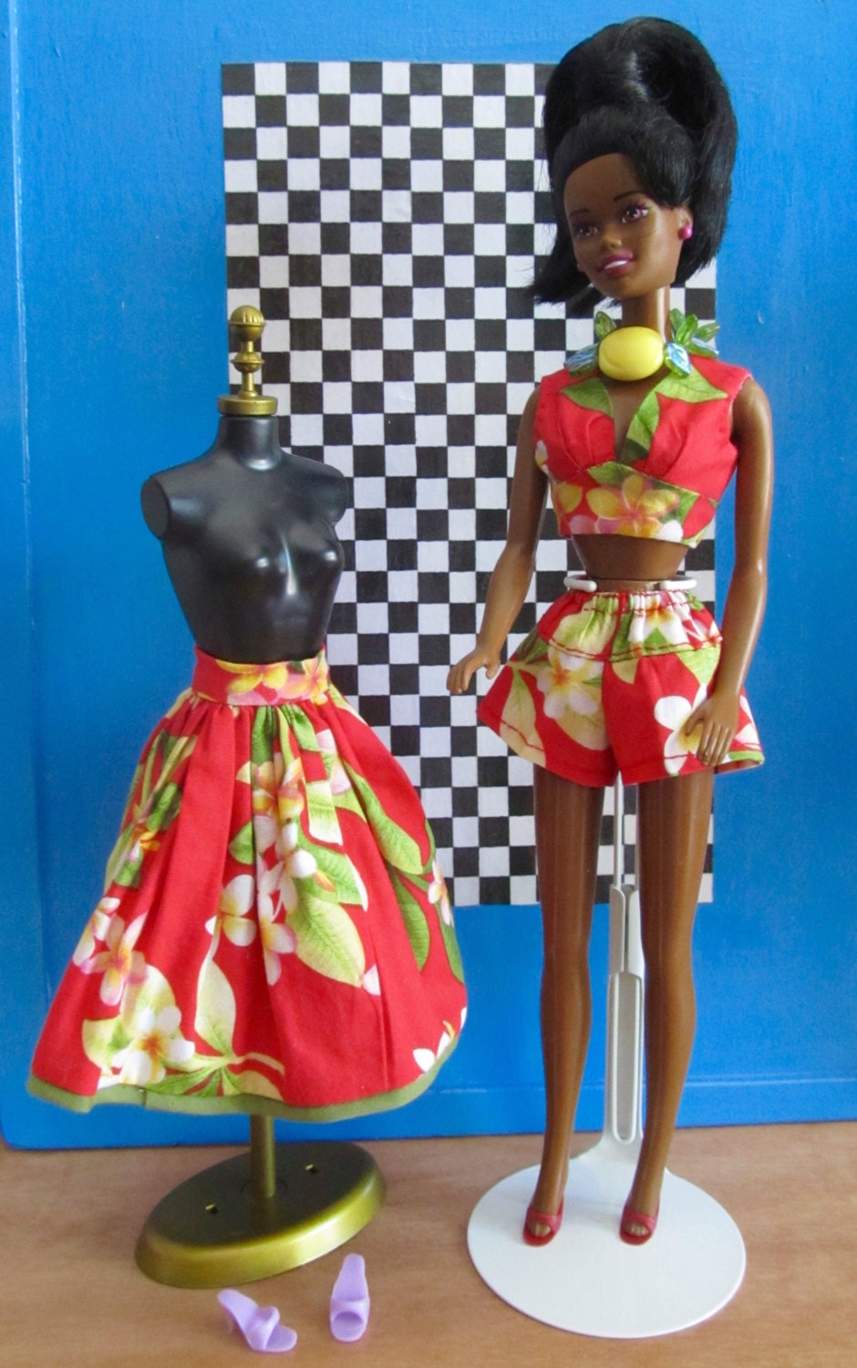 Vintage African American Barbie Doll Mattel 1987 by DressMeDoll